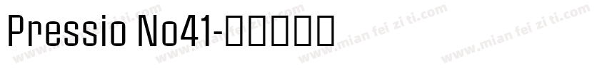 Pressio No41字体转换